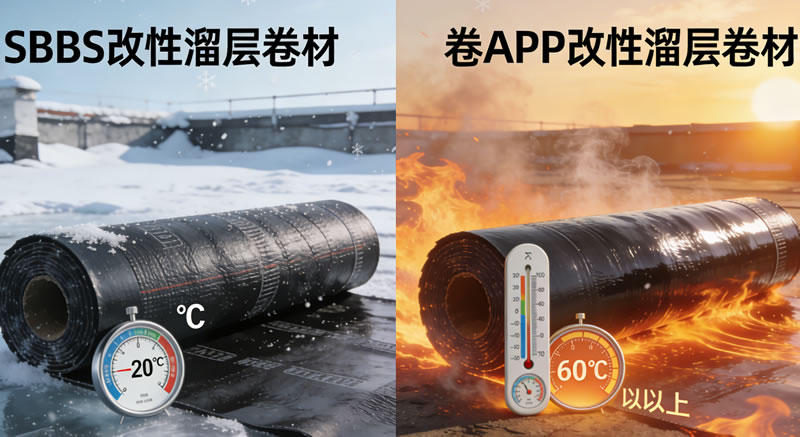 SBS/APP改性沥青卷材有什么区别？——贵阳防水补漏选购指南