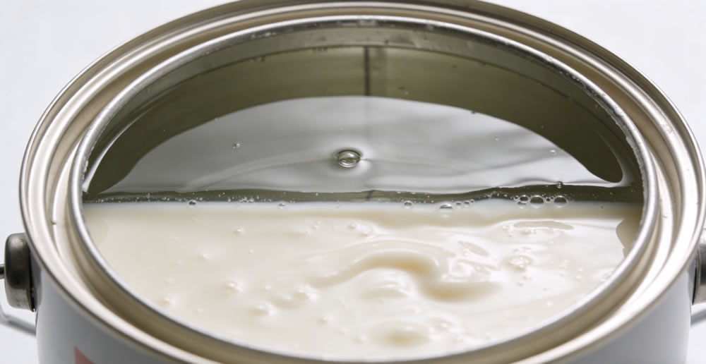 贵阳防水公司：防水涂料开桶后出现分层能用吗？