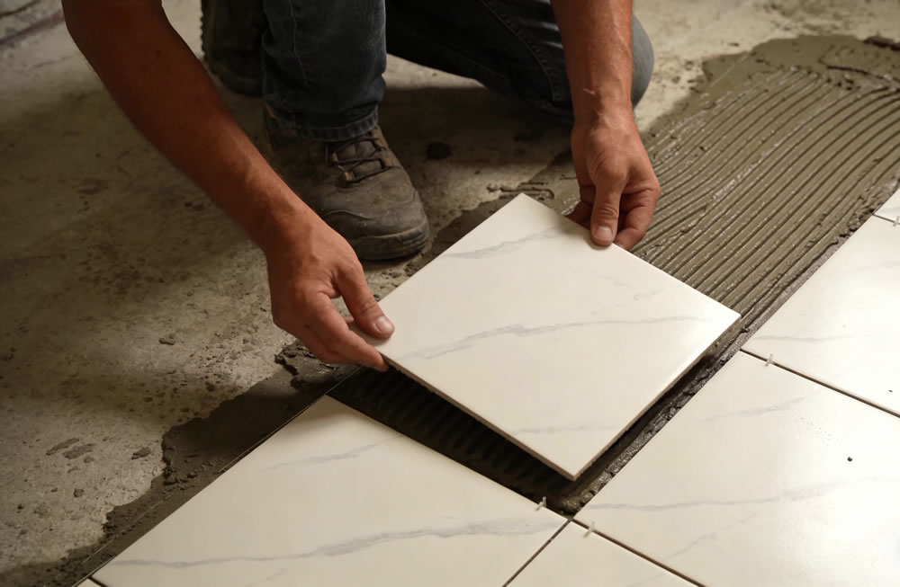 贵阳防水公司：柔性防水层上可以直接贴瓷砖吗？如何防止掉砖？